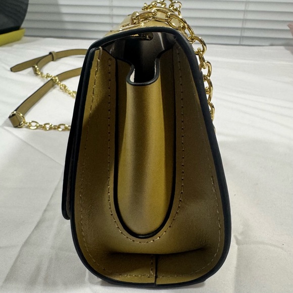 ZAC Zac Posen Gold Chain Tan Crossbody Bag - Picture 5 of 7